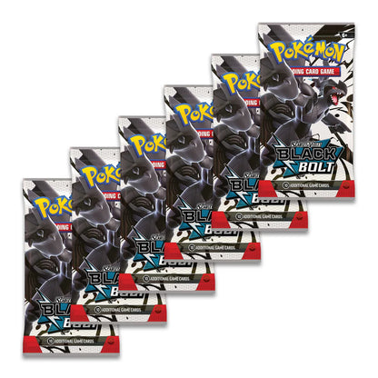 Pokémon TCG: Scarlet & Violet - Black Bolt - Booster Bundle (6 Booster Packs)