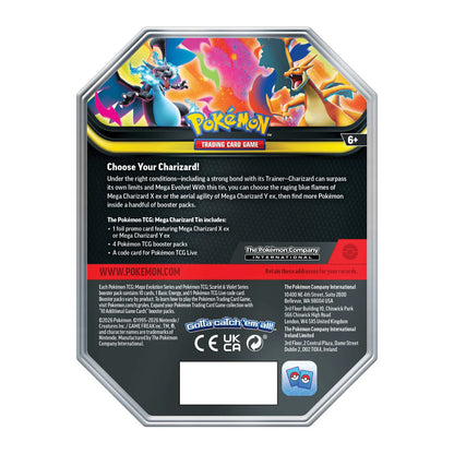 Pokémon TCG: Mega Charizard X & Y Ex Tins (Both Tins)