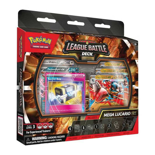 Pokémon TCG: Mega Lucario ex League Battle Deck PRE-SALE- RELEASE 22/05/26