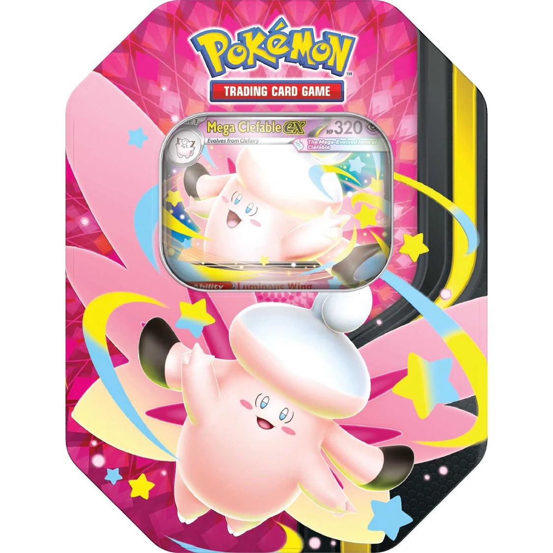 Pokémon TCG: Mega Moonlit Tin- Clefable Ex