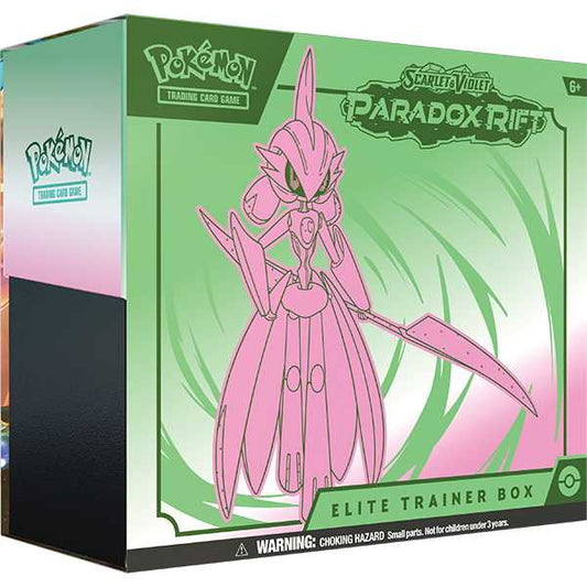 Pokémon TCG: Scarlet & Violet Paradox Rift Iron Valiant SEALED Elite Trainer Box