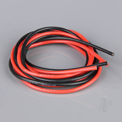 Radient Silicone Wire, 14AWG, 680 Strand, 4ft / 1.2m Red-Black