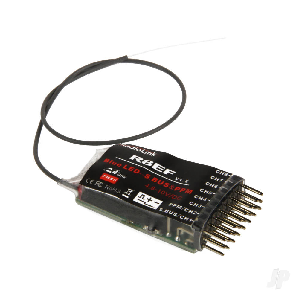 Radiolink T8S 2.4GHz 8-Channel Transmitter with Bluetooth and 1x R8EF Receiver