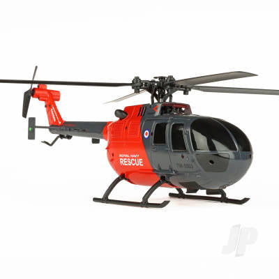 Twister BO-105 Scale 250 Flybarless Helicopter with 6 Axis Stabilisation and Altitude Hold (Grey/Red)