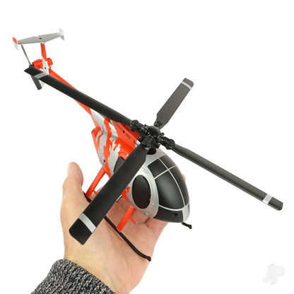 Twister MD 500 Scale 250 Flybarless Helicopter with 6 Axis Stabilisation and Altitude Hold (Red/Silver)