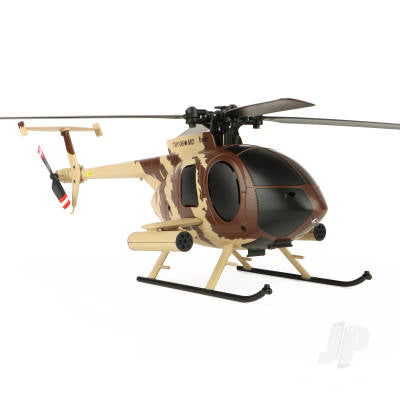 Twister MD 500 Scale 250 Flybarless Helicopter with 6 Axis Stabilisation and Altitude Hold (Brown/Sand)
