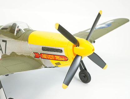 VOLANTEX P-51D MUSTANG GREEN 4CH 500MM BRUSHLESS WITH GYRO RTF
