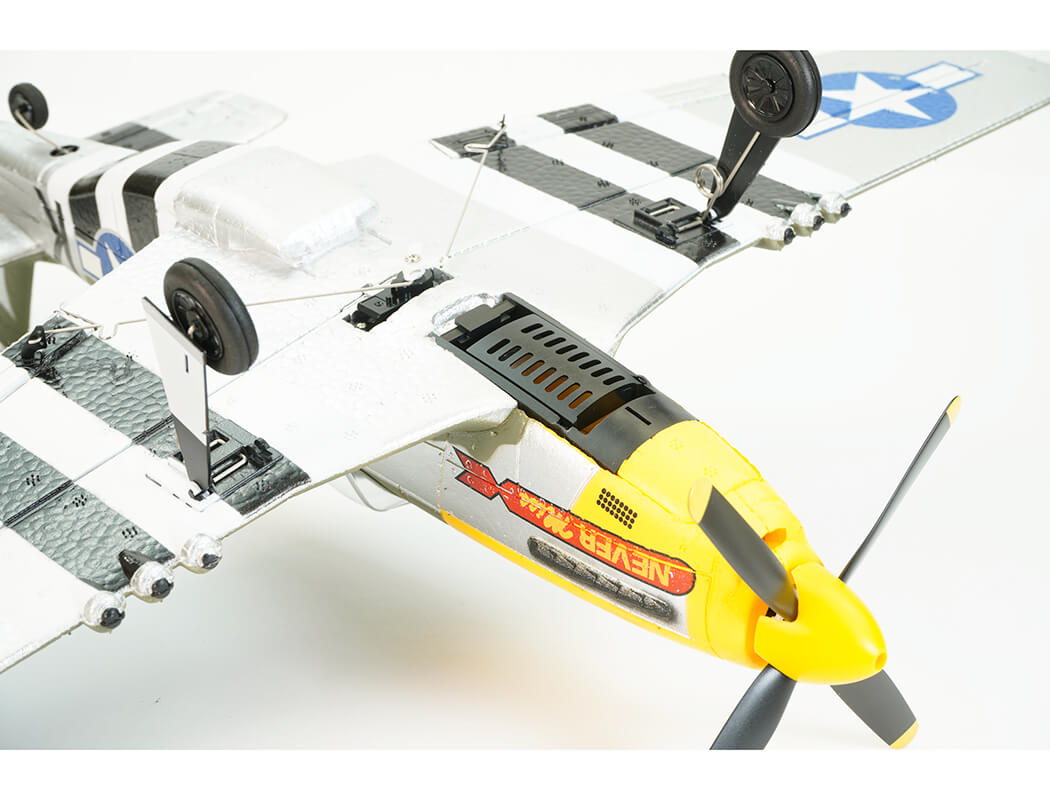 VOLANTEX P-51D MUSTANG GREEN 4CH 500MM BRUSHLESS WITH GYRO RTF