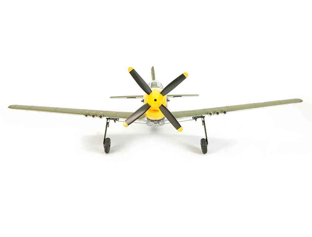 VOLANTEX P-51D MUSTANG GREEN 4CH 500MM BRUSHLESS WITH GYRO RTF