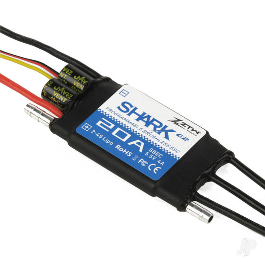Shark 20A SBEC ESC G2 (2-4 Cells) (Water-cooled) ZTW9020211