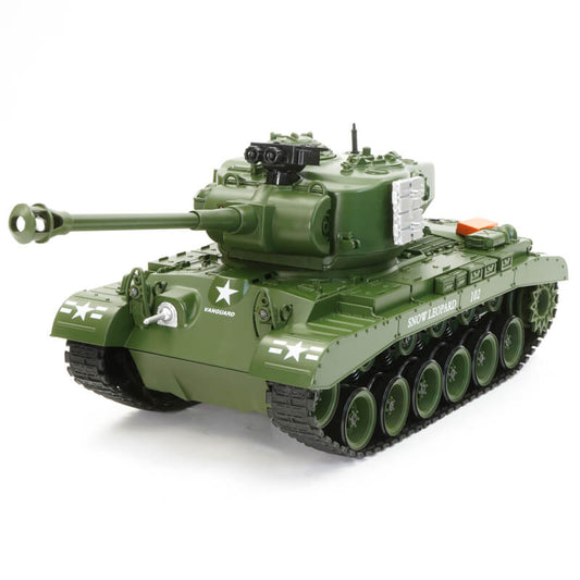 BROTHER TANK RC TANK 1:18 USA M26 PERSHING 'SNOW LEOPARD' GREEN
