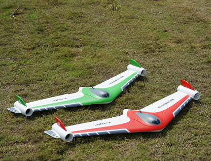 XFLY EAGLE 40MM EDF FLYING WING WITHOUT TX/RX/BATTERY WITH GYRO - GREEN