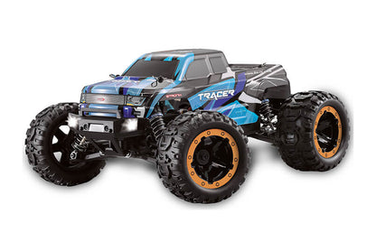 FTX TRACER 1/16 4WD MONSTER TRUCK RTR BLUE BRUSHED RC CAR FTX5576B