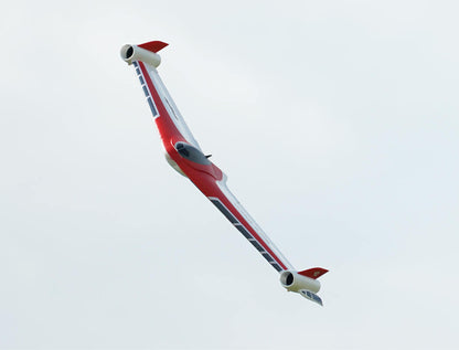 XFLY EAGLE 40MM EDF FLYING WING WITHOUT TX/RX/BATTERY WITH GYRO - RED