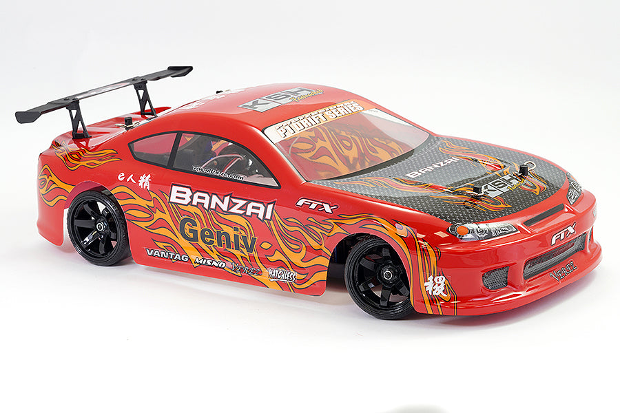 FTX BANZAI 2.4GHZ 4WD RTR 1/10 BRUSHED DRIFT CAR - RED FTX5529