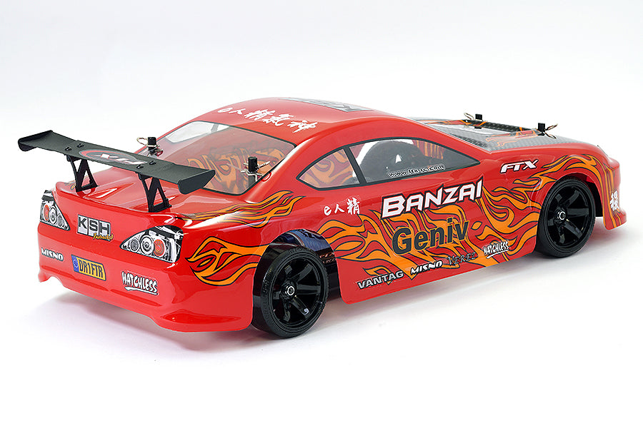 FTX BANZAI 2.4GHZ 4WD RTR 1/10 BRUSHED DRIFT CAR - RED FTX5529