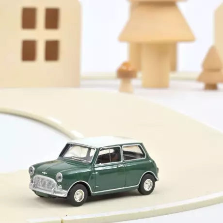 Norev Mini Cooper S 1964 Almond Green and White Roof 1:54