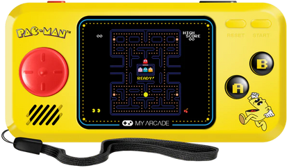 Pac-Man Pocket Player Portable Gaming System (3 Games In 1)