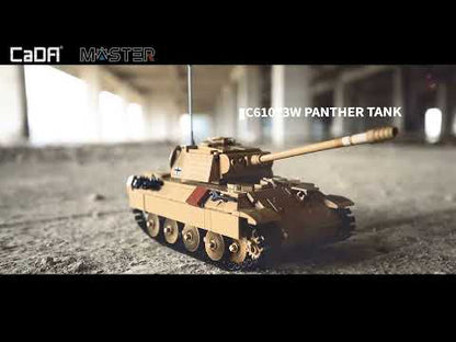 CaDA RC Panther Tank - 907pcs Brick Kit