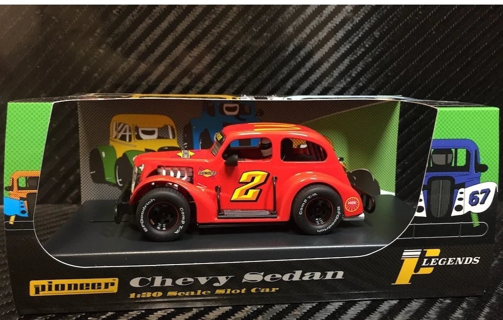 Pioneer P067 Legends Racer '37 Chevy Sedan, Red n.2 McDonalds Livery Rare