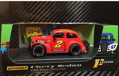 Pioneer P067 Legends Racer '37 Chevy Sedan, Red n.2 McDonalds Livery Rare