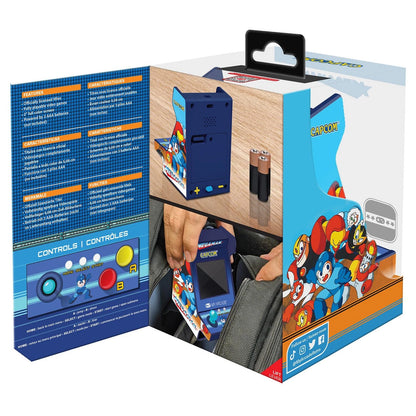 Mega Man Pico Player 3.7" Portable Retro Arcade (6 Games in 1)