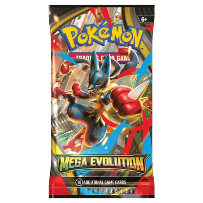 Pokemon TCG Mega Evolution Booster Pack Brand New & Factory Sealed 1 x Random pk