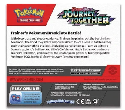 Pokémon TCG Journey Together Booster Box (36 Packs) New & Factory Sealed