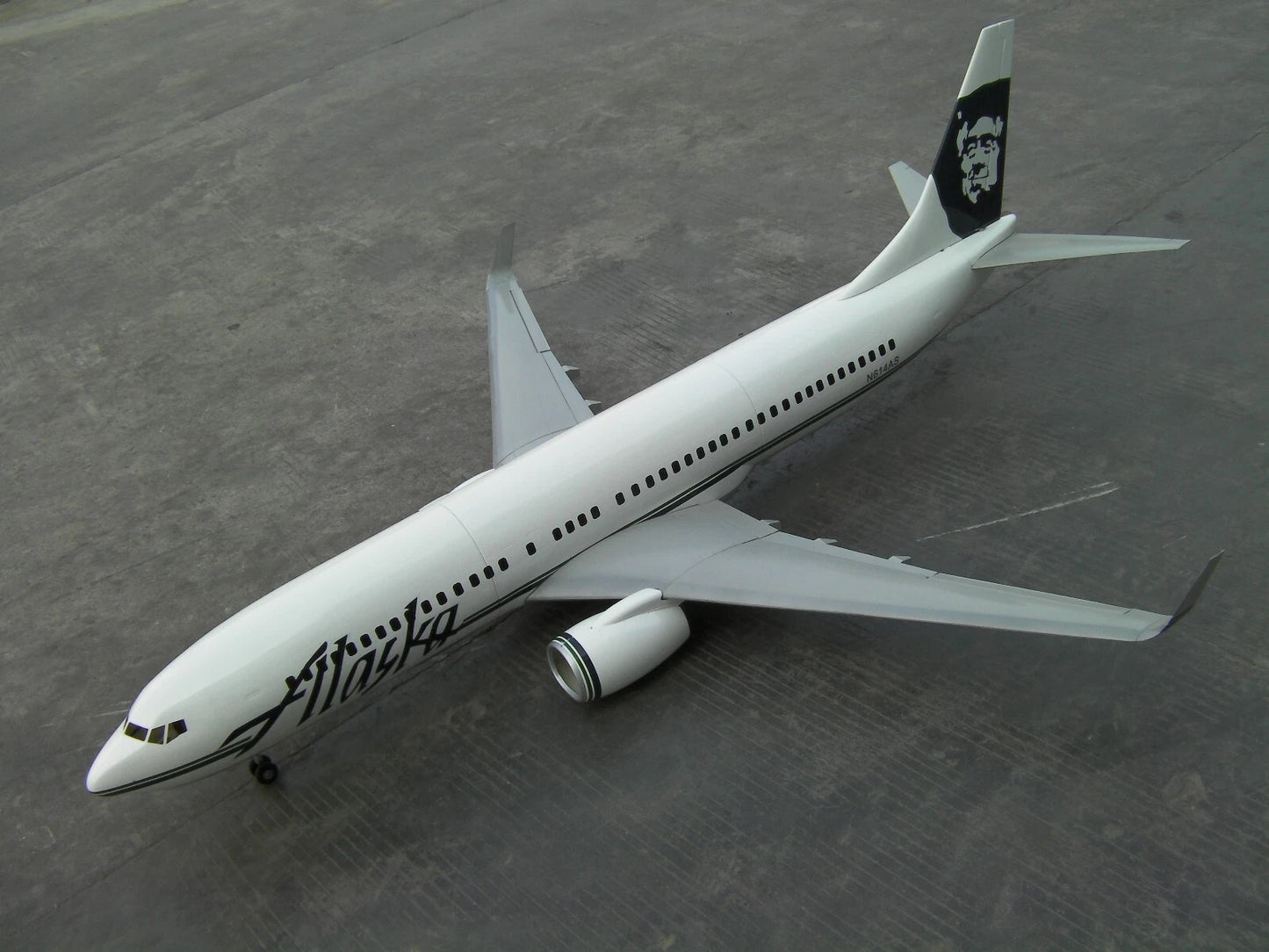 Rc Boeing 737 Alaska Air Airliner Twin Edf 90mm Jet Unassembled Kit
