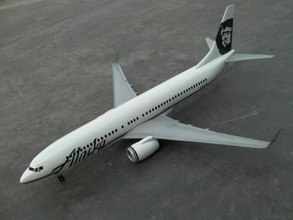 Rc Boeing 737 Alaska Air Airliner Twin Edf 90mm Jet Unassembled Kit