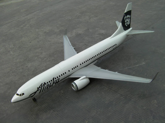 Rc Boeing 737 Alaska Air Airliner Twin Edf 90mm Jet Unassembled Kit