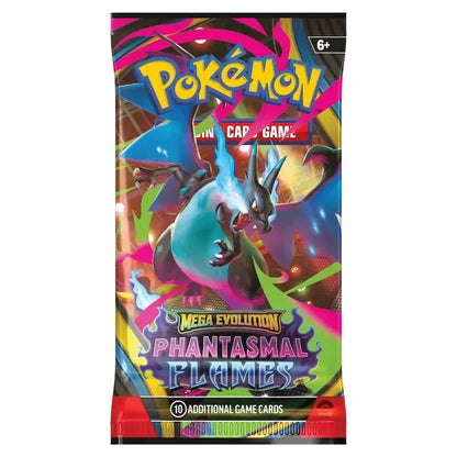 Pokemon TCG: Mega Evolution Phantasmal Flames Booster Pack x 1 Random Artwork