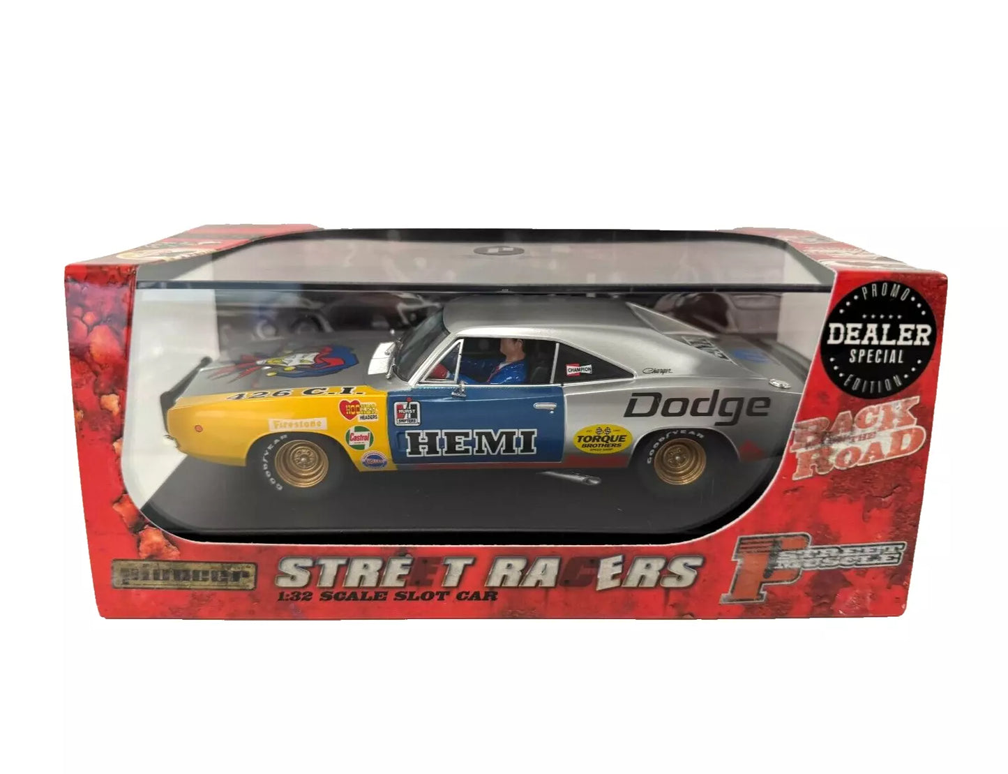 VERY RARE Pioneer Slot Car P079 DS Dodge Charger Joker DEALER SPEC Gliders Racing Models