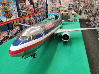 Rc Boeing 737 AA Chrome Airliner Twin Edf 90mm Jet American Air Unassembled Kit