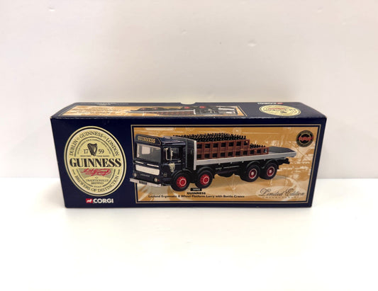Corgi 20902 Guinness Leyland Ergomatic 8 Wheel Platform Lorry with Bottle Crates