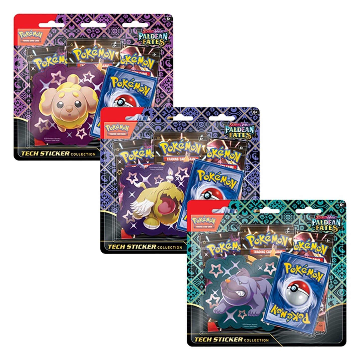 Pokemon TCG: Scarlet & Violet - Paldean Fates Tech Sticker Collection - Maschiff