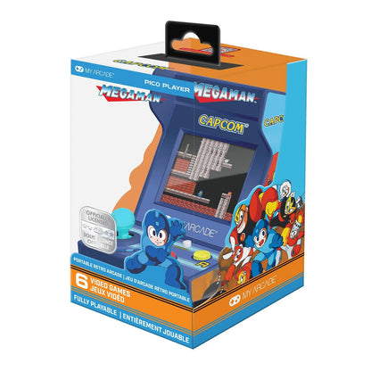 Mega Man Pico Player 3.7" Portable Retro Arcade (6 Games in 1)