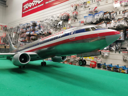 Rc Boeing 737 AA Chrome Airliner Twin Edf 90mm Jet American Air Unassembled Kit