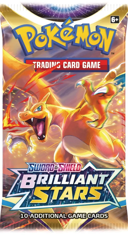 Pokémon TCG Sword and Shield Brilliant Stars Sealed Booster Pack (1pk)