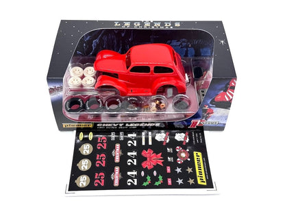 Pioneer Slot Car 1937 Chevy Sedan Legends Racer Kit 14 Santa Special