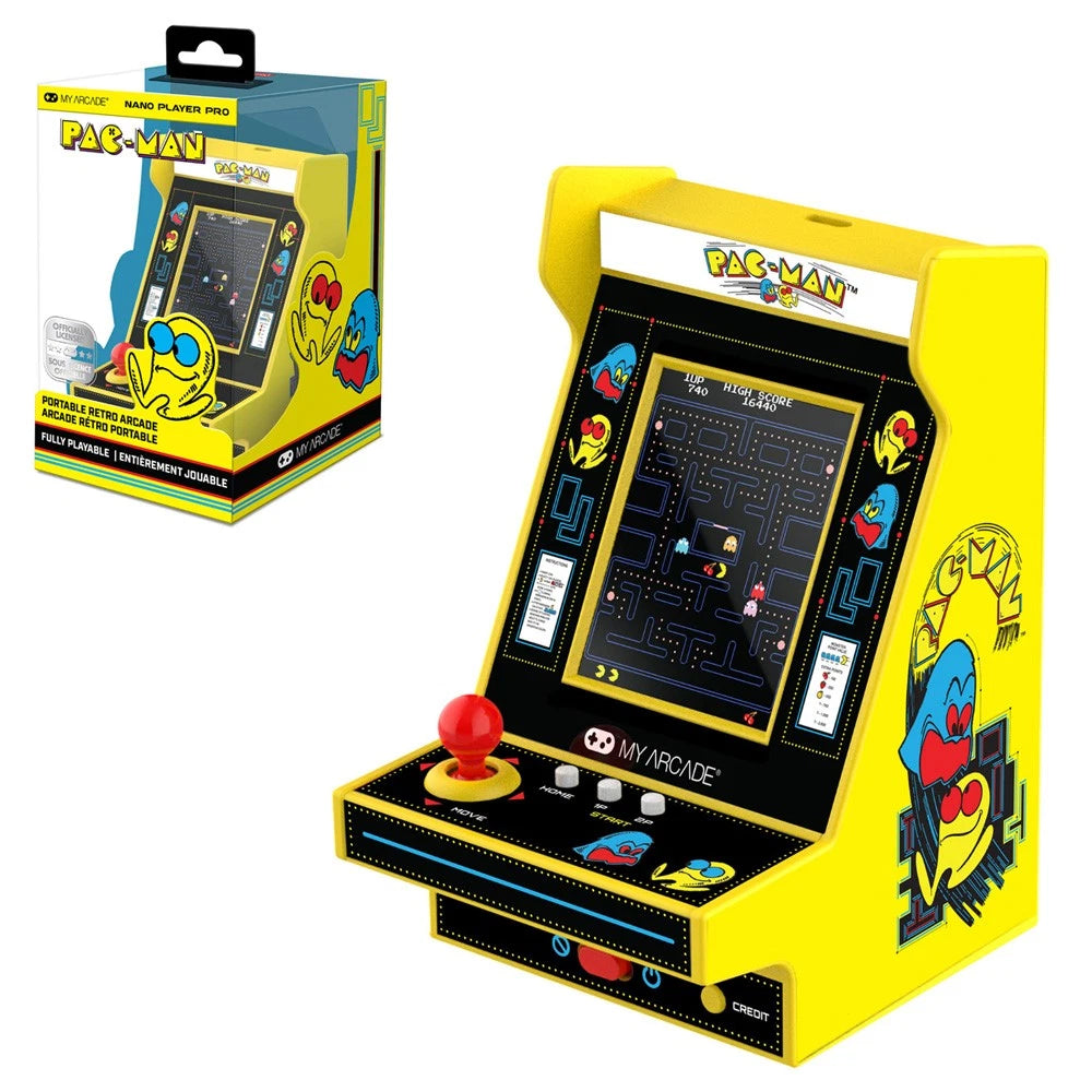 Pac-Man Nano Player Pro 4.8" Portable Retro Arcade