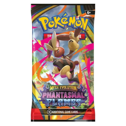 Pokemon TCG: Mega Evolution Phantasmal Flames Booster Pack x 1 Random Artwork