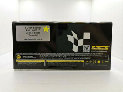 VERY RARE Pioneer Slot Car Camaro SS350 Route 66 J CODE SPECIAL J080217 1 of 17