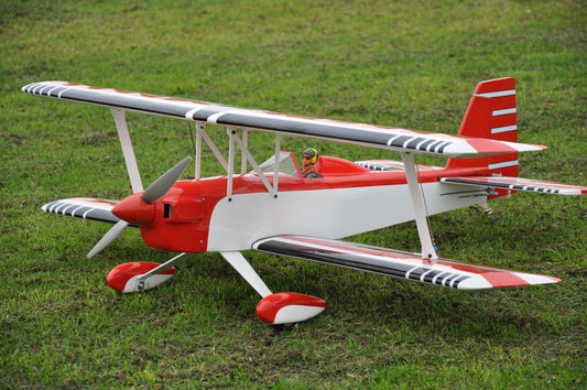 MAX THRUST PRO-BUILD BALSA DOUBLE TROUBLE KIT RED - IC OR ELECTRIC