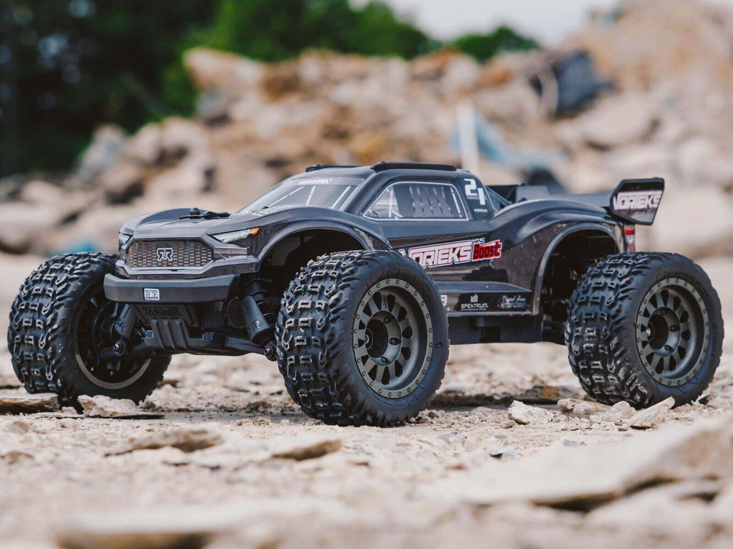 ARRMA Vorteks Boost 4X2 550 Mega 1/10 2WD ST Gunmetal w/Battery + Charger