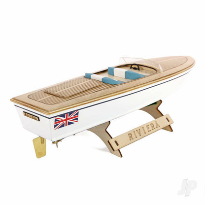 The Wooden Model Boat Company Riviera Motor Boat Kit 400mm