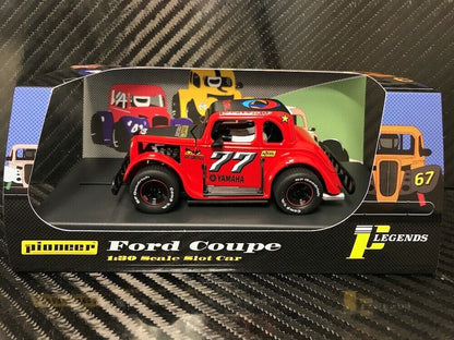 Pioneer Slot Car P109 Racing Legends 1934 Ford Coupe Red