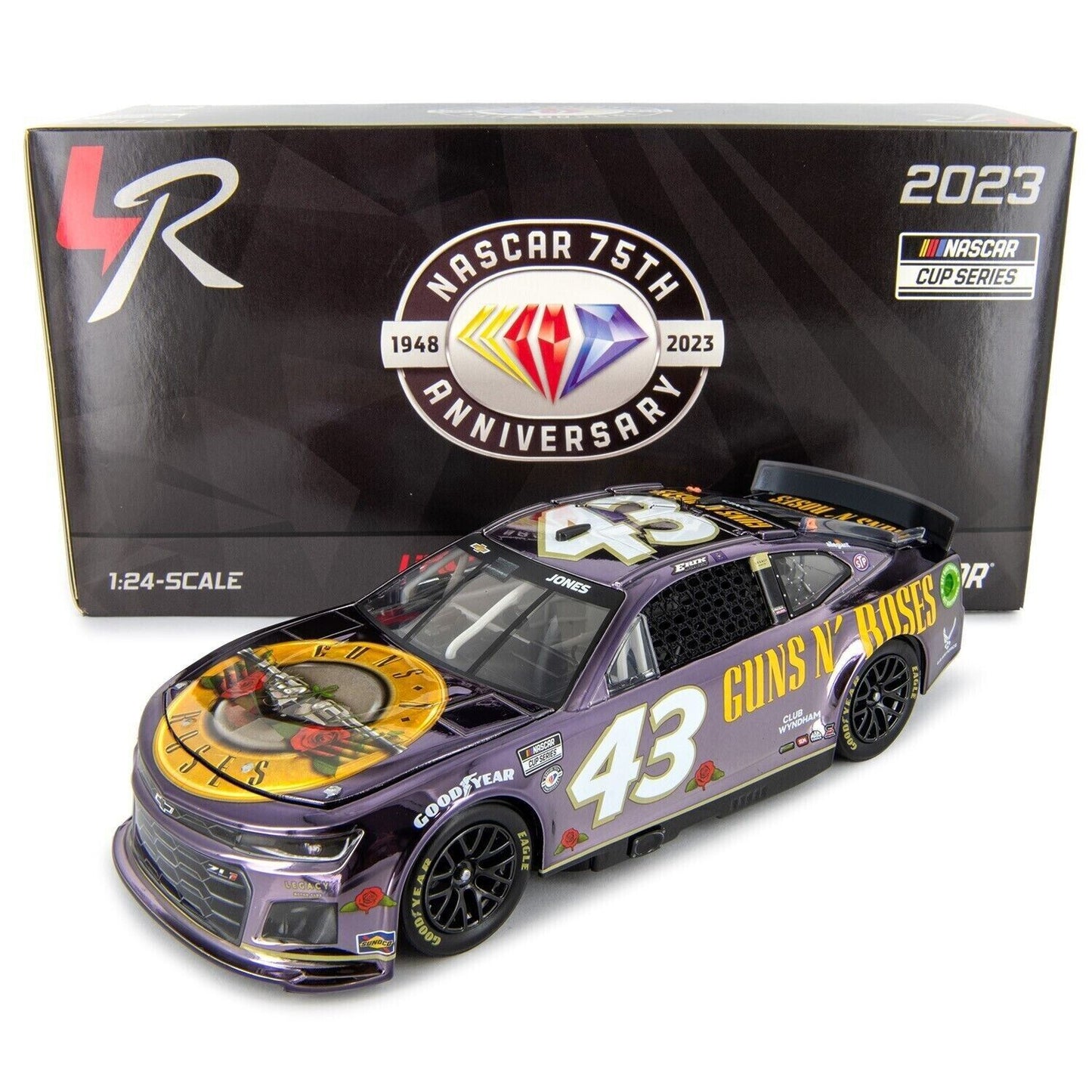 Erik Jones Chevrolet Camaro ZL1 NASCAR 1:24 Colour Chrome Ltd Edition of 300