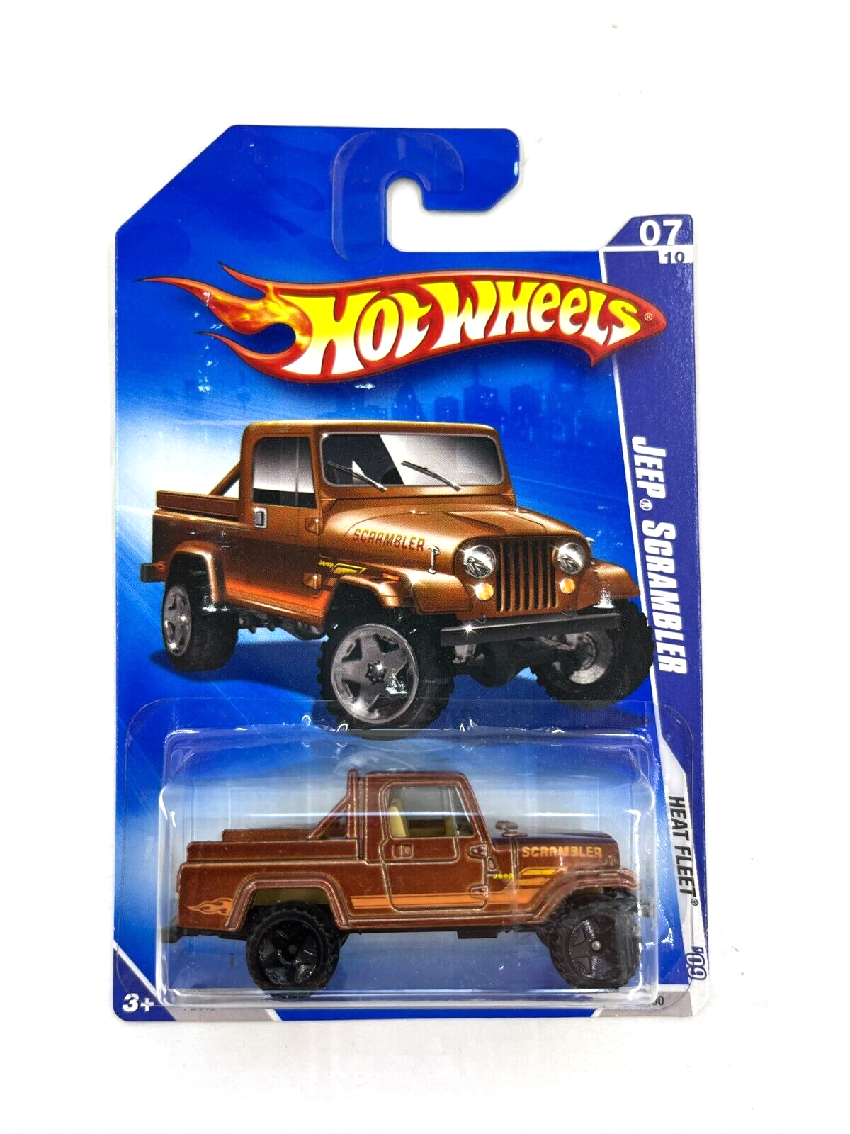 RARE Hot Wheels 2009 Jeep Scrambler HEAT FLEET 07/10