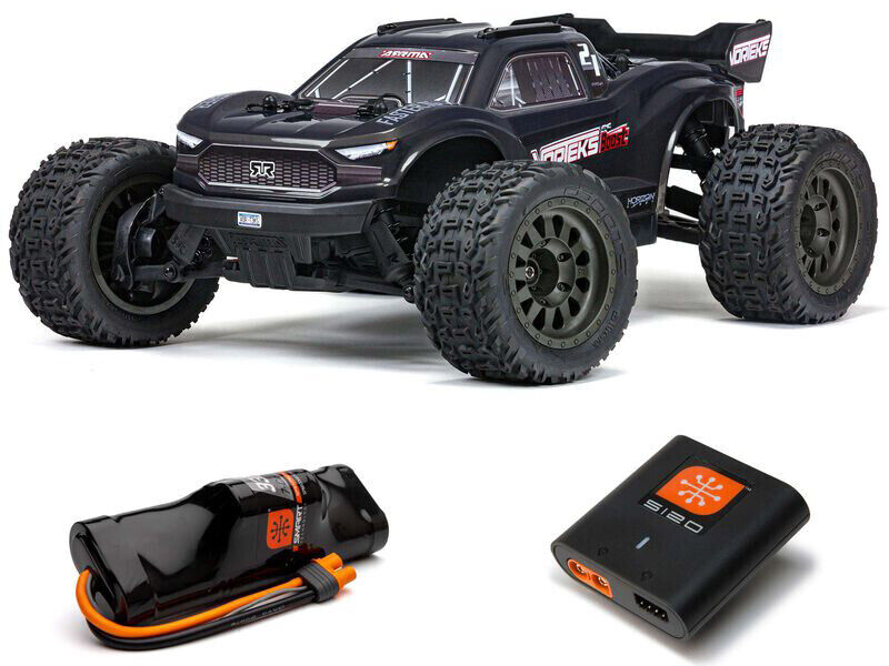 ARRMA Vorteks Boost 4X2 550 Mega 1/10 2WD ST Gunmetal w/Battery + Charger